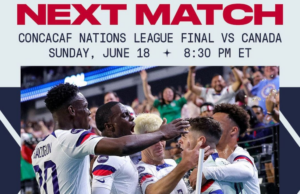 The US Men’s National Team (Soccer) is Playing for the Nation’s League Final this Sunday! What it is and Why You Should Care